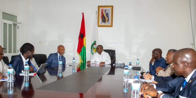 ANAD, RPG-AEC et FNDC politique reçus par le président bissau-guinéen Embaló