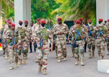 Le colonel Mamadi Doumbouya est arrivé à Nzérékoré