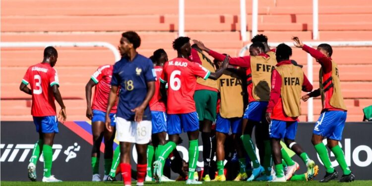 FOOTBALL/MONDIAL U20 – La Gambie déplume le Coq gaulois et file en 1/8ème de finale