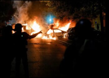 FRANCE/EMEUTES- Scènes de chaos en France après le meurtre d&rsquo;un adolescent de 17 ans