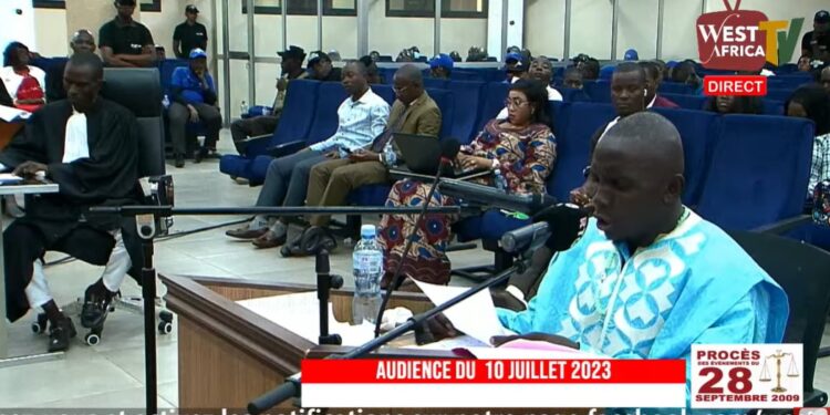 PROCES 28 SEPT- Marcel Guilavogui charge le capitaine Moussa Dadis Camara !