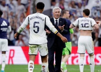 SPORT/FOOT- Le Real Madrid couronné champion d&rsquo;Espagne (vidéo)