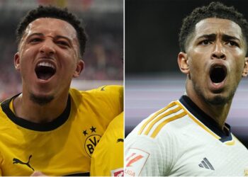 SPORT/FOOT- Ligue des champions : Duel de Génies Anglais à Wembley : Sancho vs. Bellingham en Finale Dortmund-Real Madrid