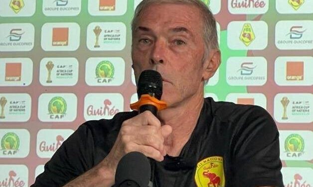 SPORT/FOOT- CAN 2025 : Dussuyer mobilise le Syli national pour un choc décisif contre l&rsquo;Éthiopie