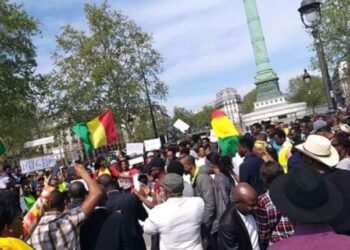 ACTUALITES- Mobilisation à Paris contre la propagande pro-CNRD : l&rsquo;Antenne des Forces Vives de Guinée en France appelle à la résistance