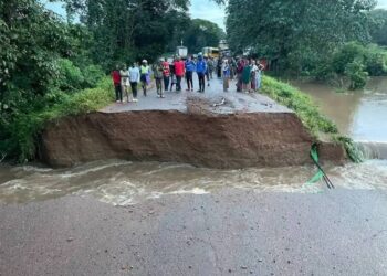 ACTUALITES- Labé coupée : l’effondrement du pont de Leydeppol paralyse la RN5