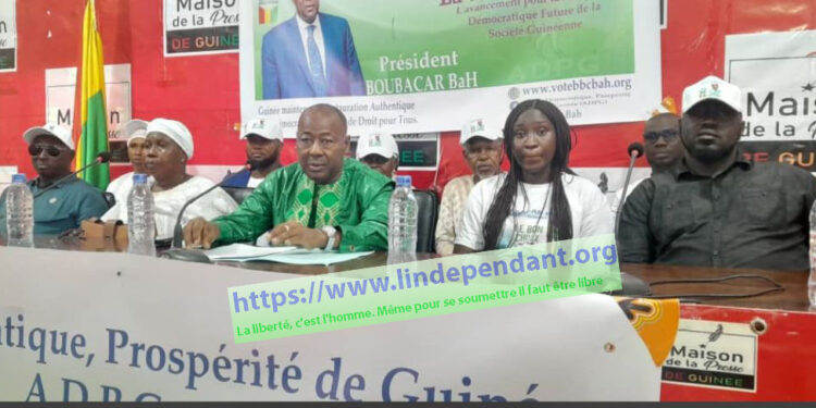 ACTUALITES- Présidentielle 2025 : Boubacar Bah (ADPG) promet une Guinée “juste, prospère et réconciliée”