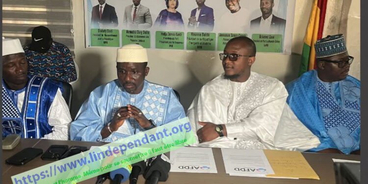 POLITIQUE- Présidentielle 2025 : la coalition AFDD se rallie à Mamadi Doumbouya