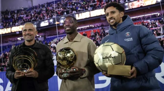 SPORT/FOOT- PSG : l’année des records, Paris rafle toutes les récompenses individuelles