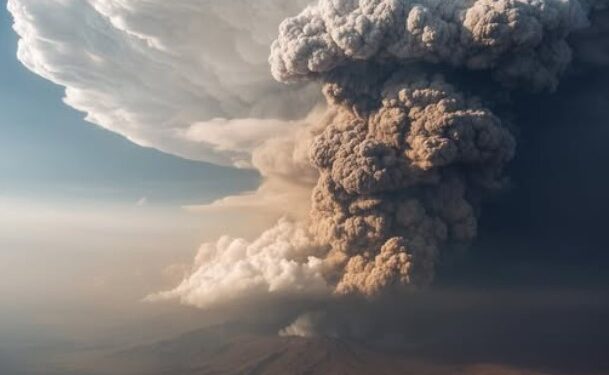 ETRANGER- Éthiopie : un volcan (Hayli Gubbi) endormi depuis 2 000 ans entre en éruption et projette ses cendres jusqu&rsquo;à d&rsquo;autres continents