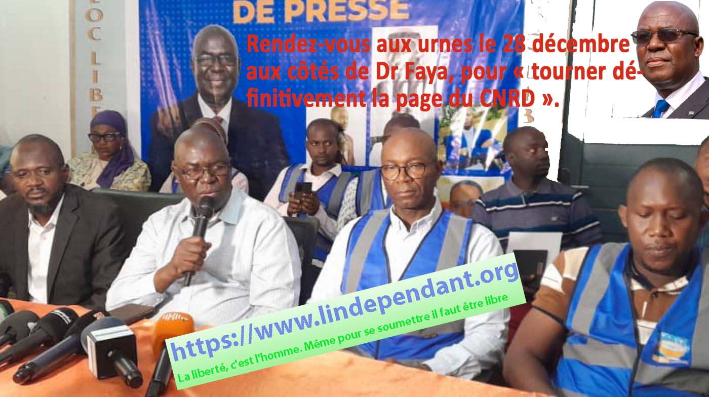 POLITIQUE- 28 décembre : Dr Faya met la Guinée face à son destin, entre la peur et le sursaut démocratique