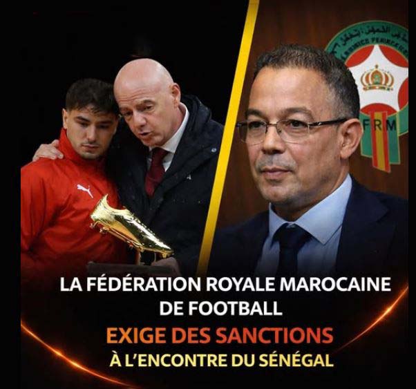 SPORT/FOOT- Finale CAN 2025 perturbée : le Maroc saisit la CAF et la FIFA et réclame des sanctions