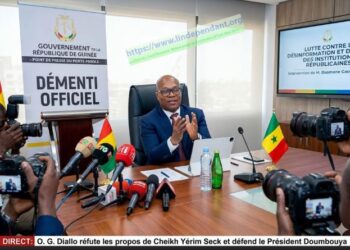 ACTUALITES- Ousmane Gaoual Diallo, la voix ferme d’un État qui refuse la désinformation