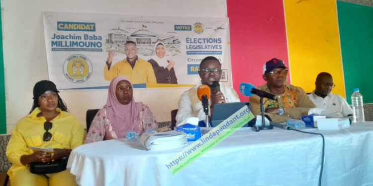 POLITIQUE- Législatives du 31 mai : Joachime Baba Millimouno promet de “réveiller la puissance de Ratoma”