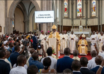 ACTUALITES- « Sans morale, la Guinée se perd » : le cri d’alarme du cardinal Robert Sarah à l’installation de Mgr François Sylla