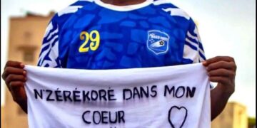 SPORT/FOOT – Depuis le Sénégal, Cècè Marcel Kolié porte la douleur de N’Zérékoré