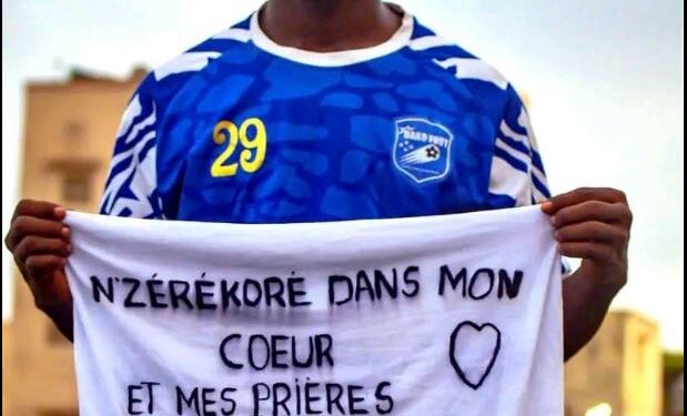 SPORT/FOOT – Depuis le Sénégal, Cècè Marcel Kolié porte la douleur de N’Zérékoré