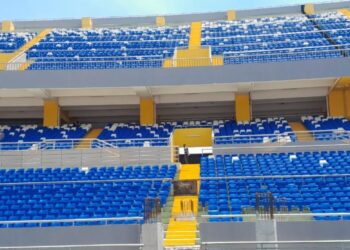 SPORT/FOOT- Stade GLC de Nongo : « D’ici à la fin de l’année, les travaux seront terminés », annonce Cellou Baldé